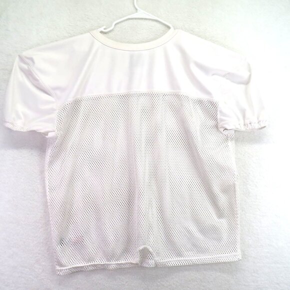 Schutt Varsity Mens Size Medium White Mesh Football Practice Jersey - Picture 4 of 9